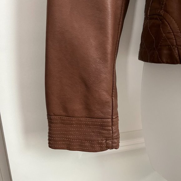 *2x HP* Alfani Faux Leather Moto Jacket SP - Picture 3 of 11